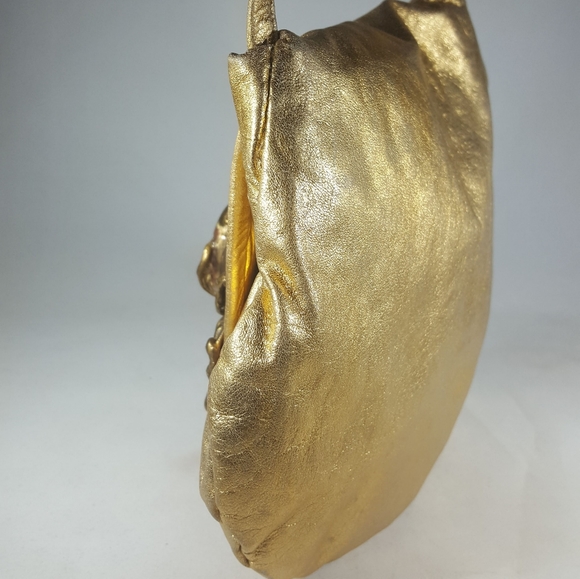 Fancy Nancy Gold Bag With Copper and Amethyst Deco - Picture 7 of 8